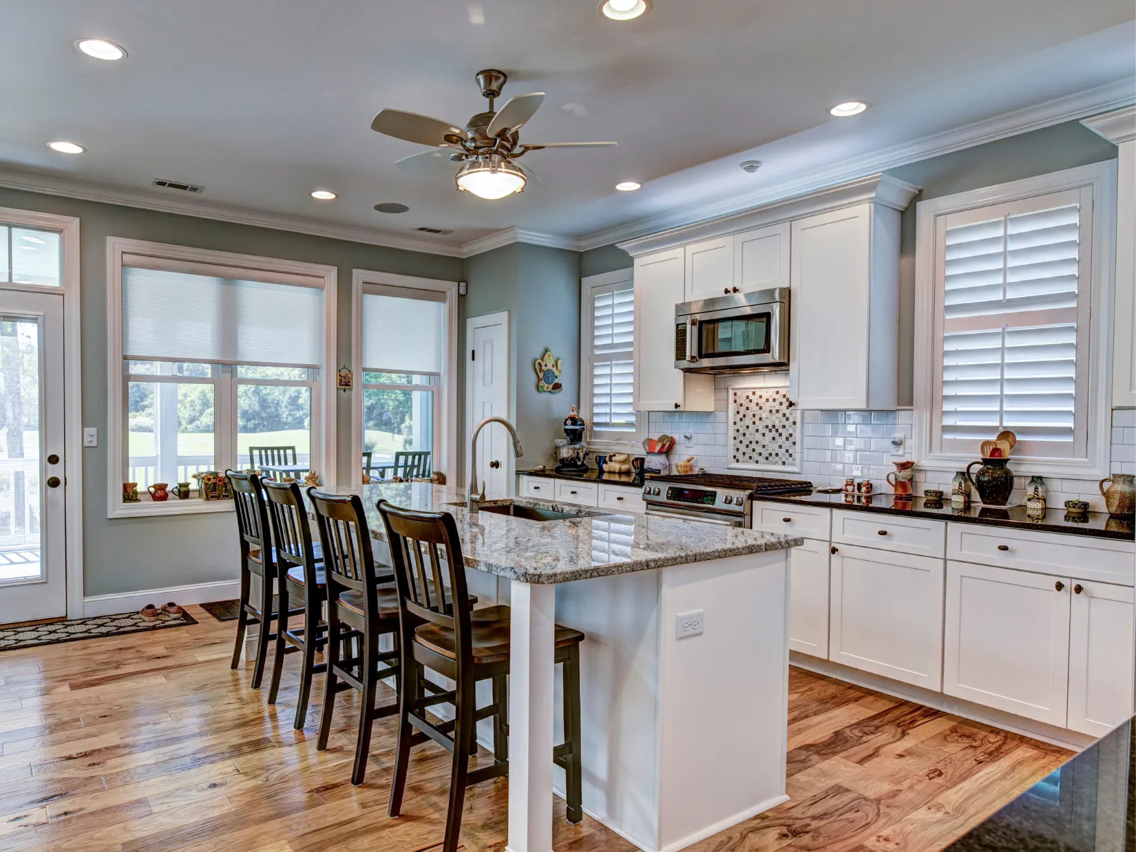 Granite and quartz countertop installation in Dallas Texas featuring precise seams, custom island fabrication, and professional kitchen remodeling craftsmanship.